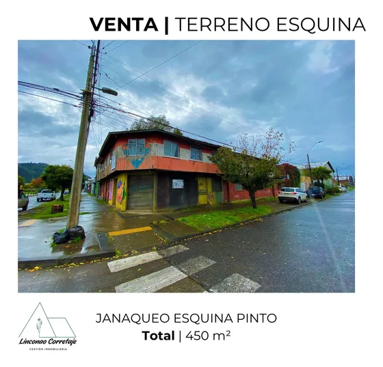 Terreno Para Inversión Sector Feria Pinto