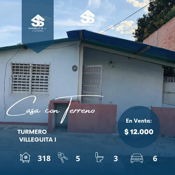 Se Vende Casa En Villeguita Turmero Aragua 