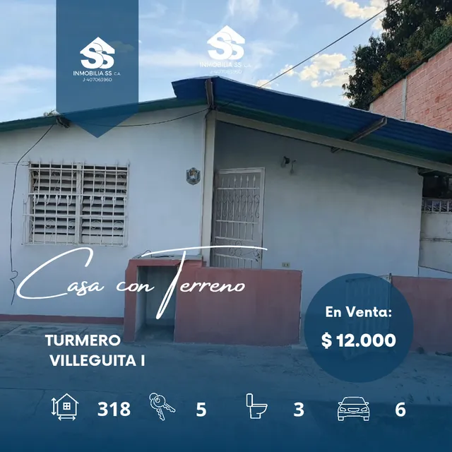 Se Vende Casa En Villeguita Turmero Aragua 