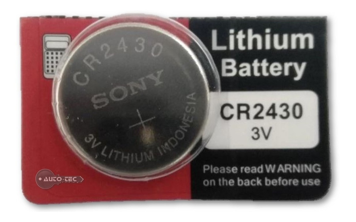 Bateria Original Sony Cr2430 3v Compatível Com Volvo Xc60