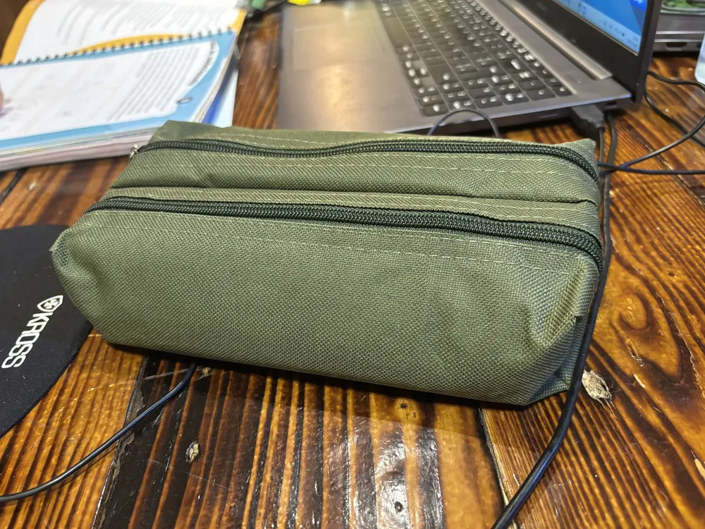 Estojo Escolar Duplo (2 Divisórias) - 21x14x07cm - Imagem 4