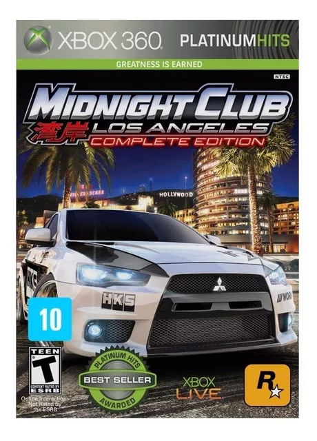 Midnight Club: Los Angeles Complete Edition Rockstar Games Xbox 360 Digital  | MercadoLivre