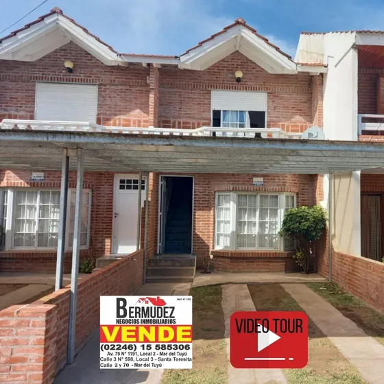 Venta Duplex 3 Amb Al Frente A Una Cuadra Del Mar. Calle 1 Entre 92 Y 93 Mar Del Tuyu
