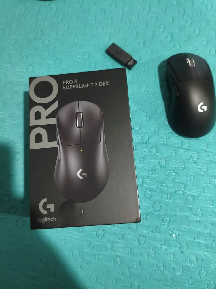 Mouse Gamer Sem Fio Logitech Pro X Superlight 2 Dex Cor Preto