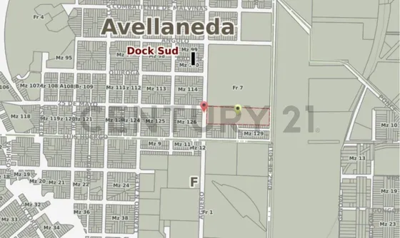 Lote Terreno Con Galpones Naves Industriales En Dock Sud Ave