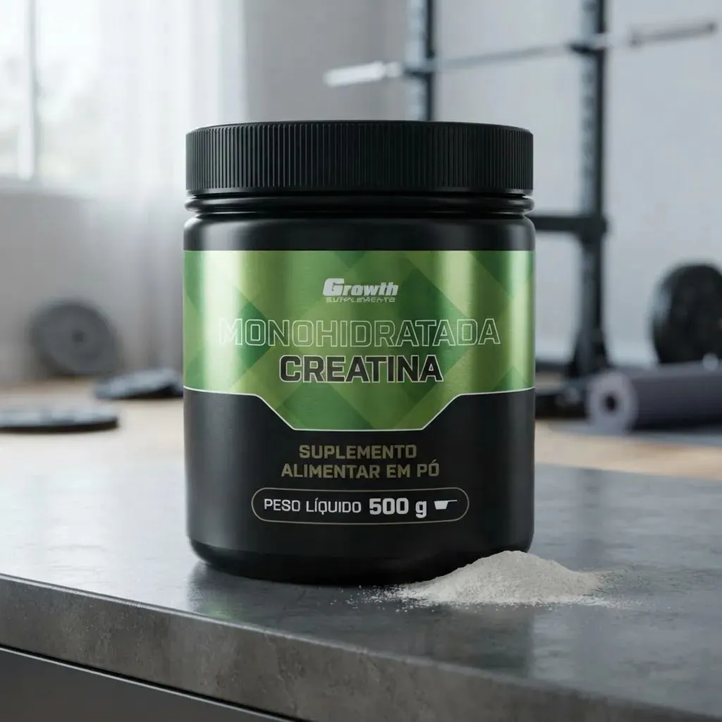 Creatina Monohidratada 500g em Pó (Growth) — foto 3