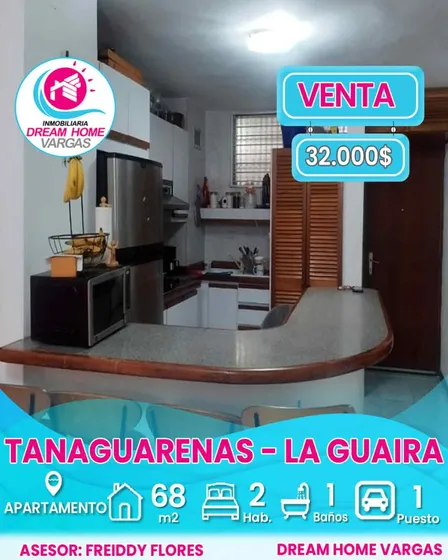 Apartamento En Venta  Tanaguarenas  La Guaira 
