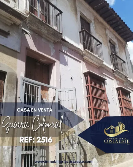 Casa En Venta Ubicada En El Casco Histórico De La Guaira Ref 2516