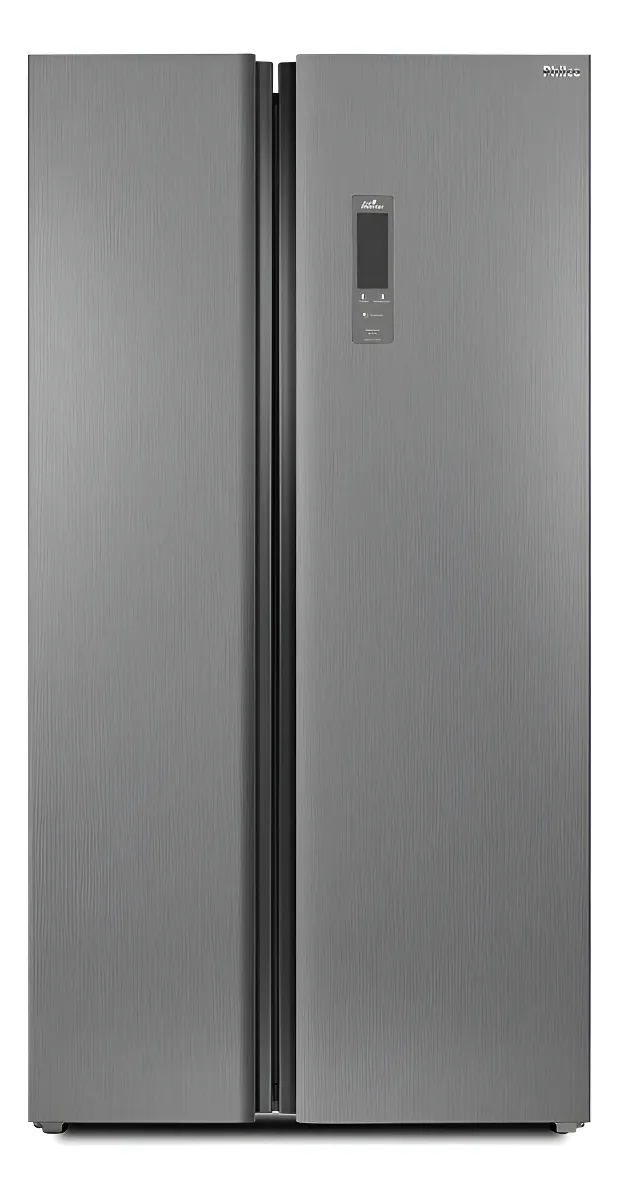 Philco geladeira inverter frost free PRF535I inox com freezer 437l
