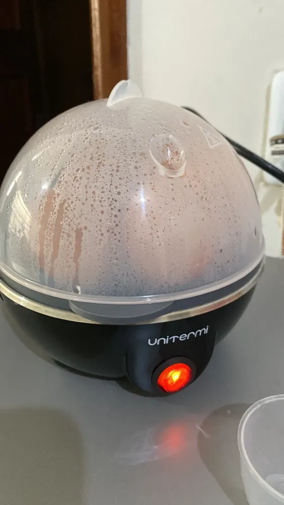 Cozedor de Ovos a Vapor 220V 350W Preto Capacidade 7 Ovos - Imagem 3