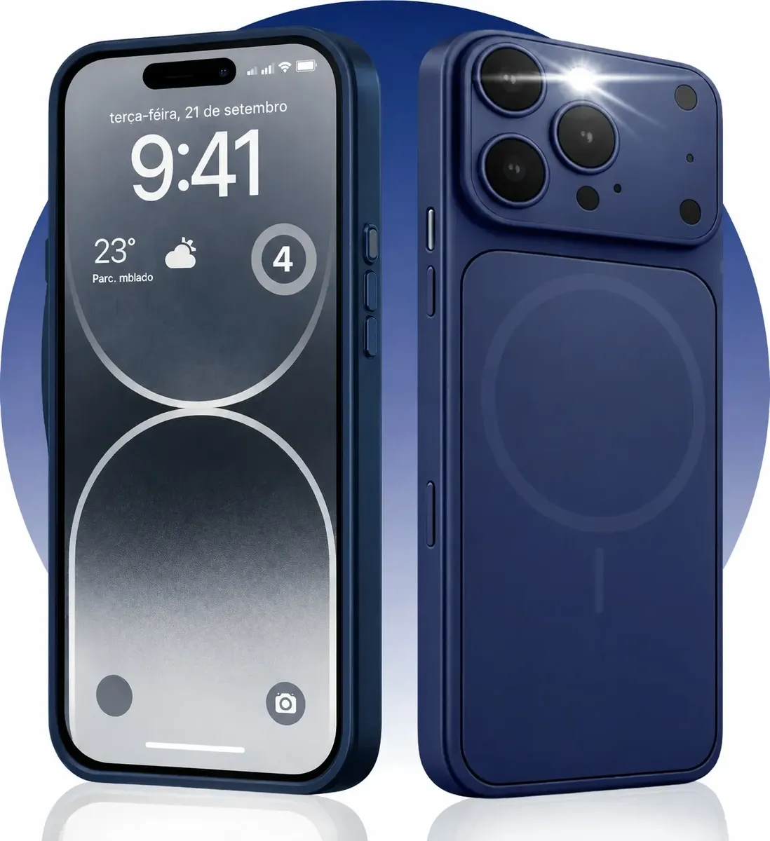 Capa Case De Vidro Nano Glass Fosca Premium Para iPhone