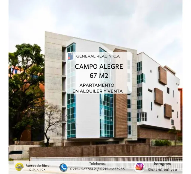 Apartamento En Venta 67 M2 - Campo Alegre
