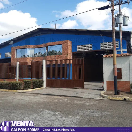 En Venta. Excelente Galpón De 500m2, Con Oficinas Acondicionada, Ubicado En Zona Ind. Los Pinos. Puerto Ordaz. Edo. Bolivar