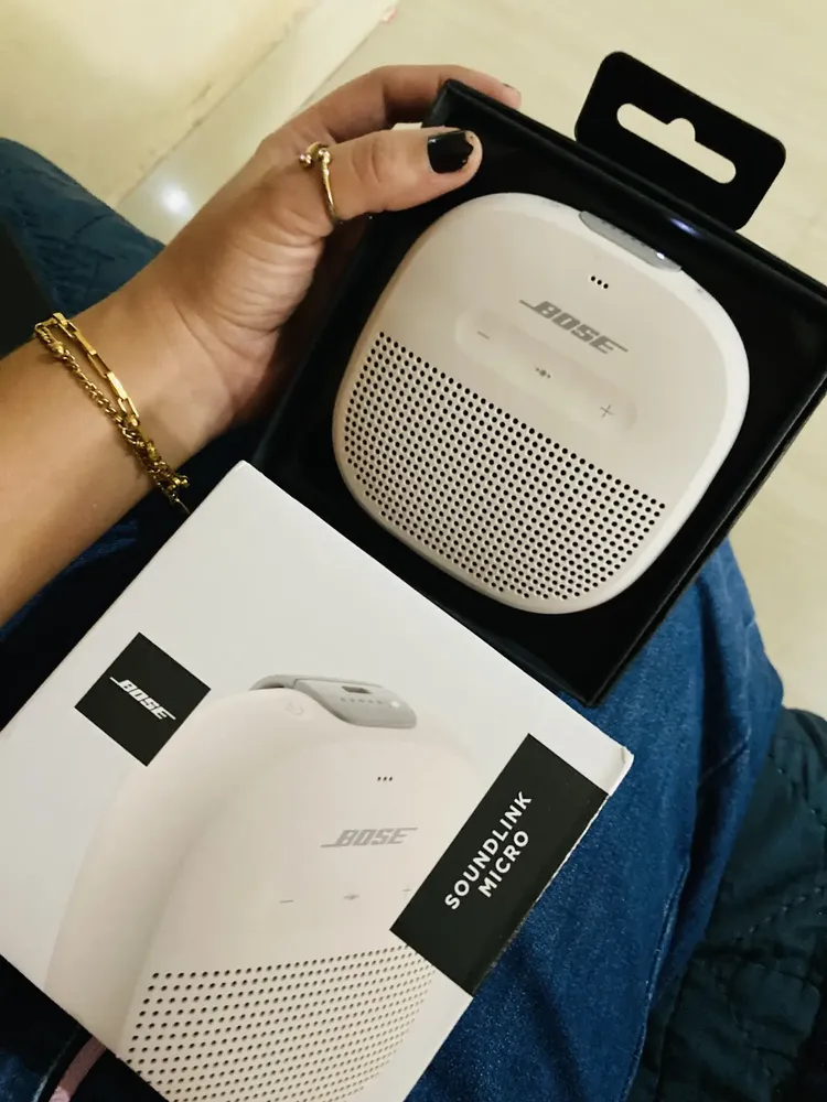 Caixa De Som Bluetooth Bose Soundlink Micro Portátil Cor Branco