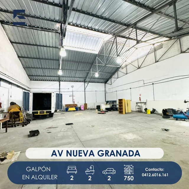 Galpon Industrial En Alquiler En La Av Nueva Granada, Pie De Calle