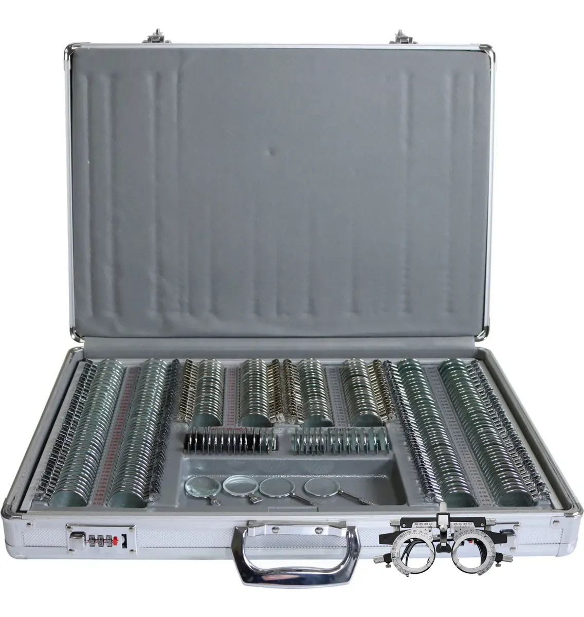Caixa De Prova Completa Com 270 Lentes Optometria