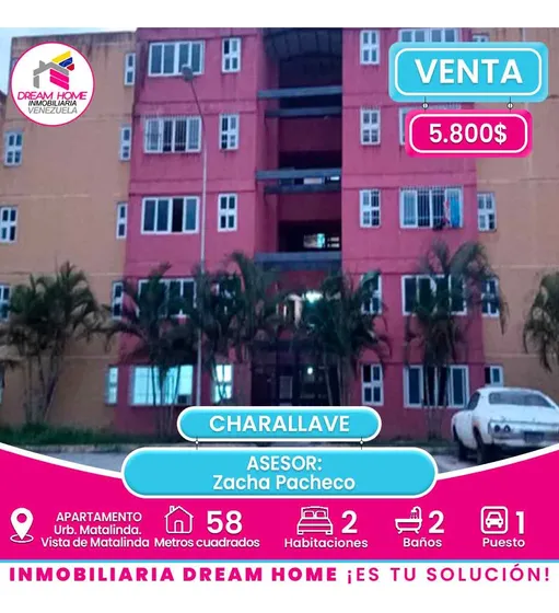 Apartamento En Venta Urb. Matalinda. Vista De Matalinda - Charallave.
