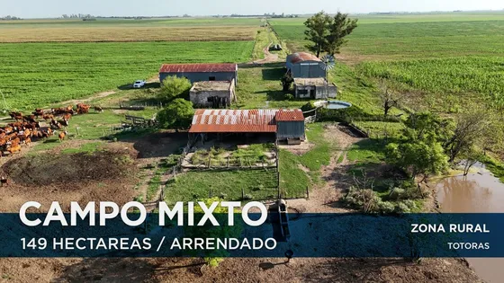 Campo Mixto Agricola Ganadero En Venta Totoras