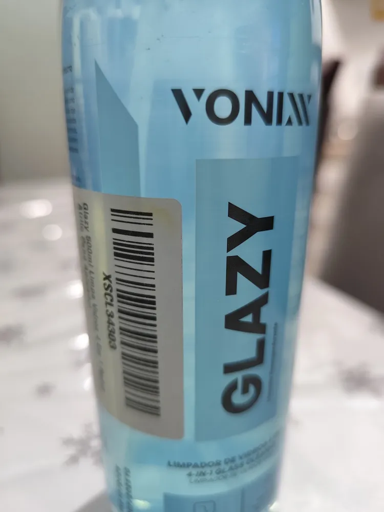 Vonixx Glazy Limpa Vidros 4 em 1 500ml Reduz Atrito com Pano Aplicador - Imagem 3