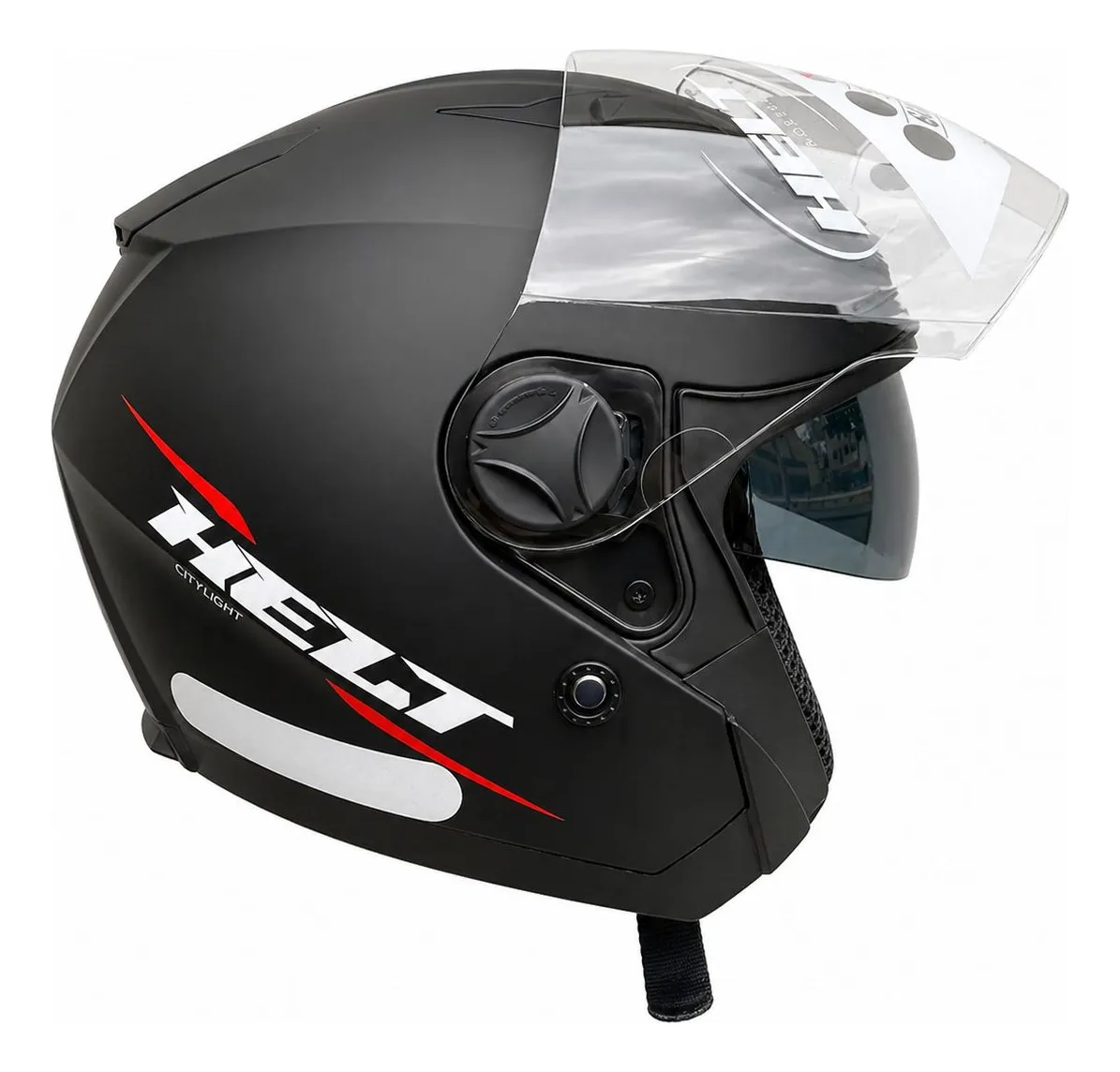Capacete Aberto Helt New City Light Titanium Óculos Solar