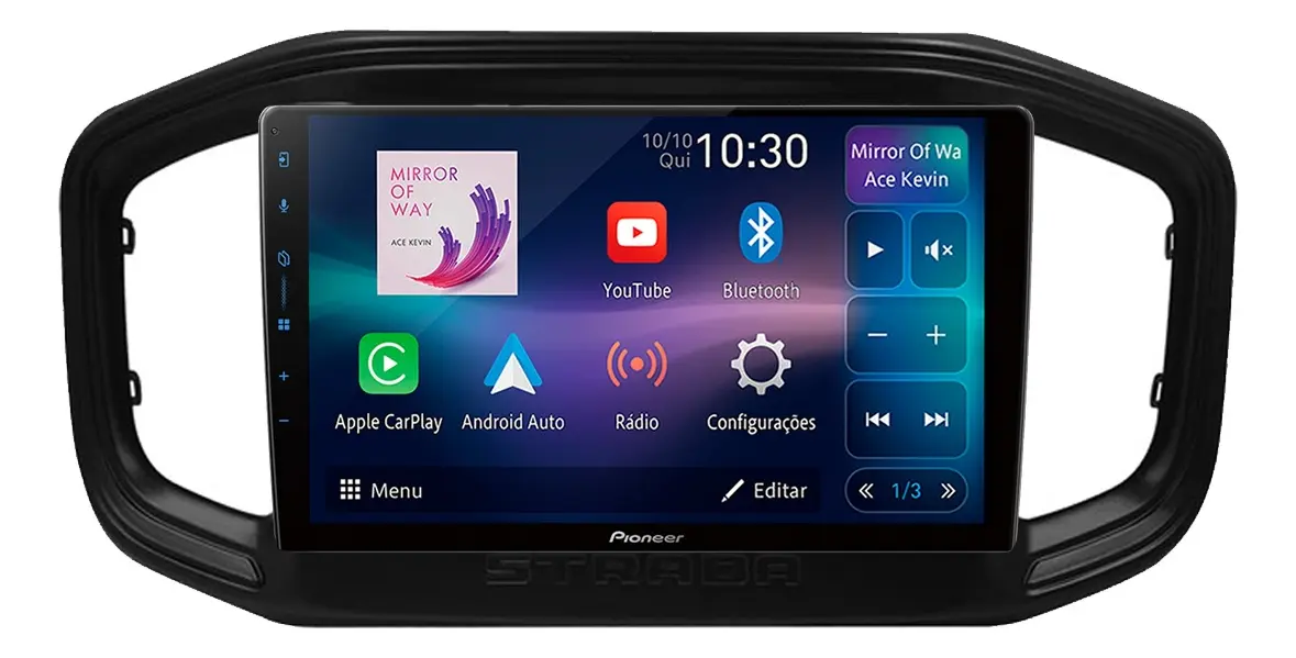 Pioneer DMH-AP6650BT para Fiat Strada