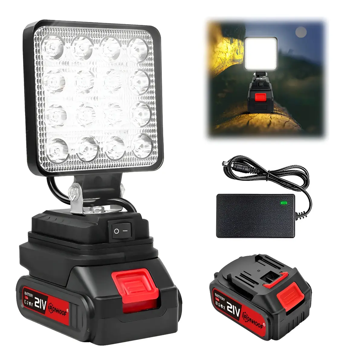 Reflector Led Lamparas Recargable Luz