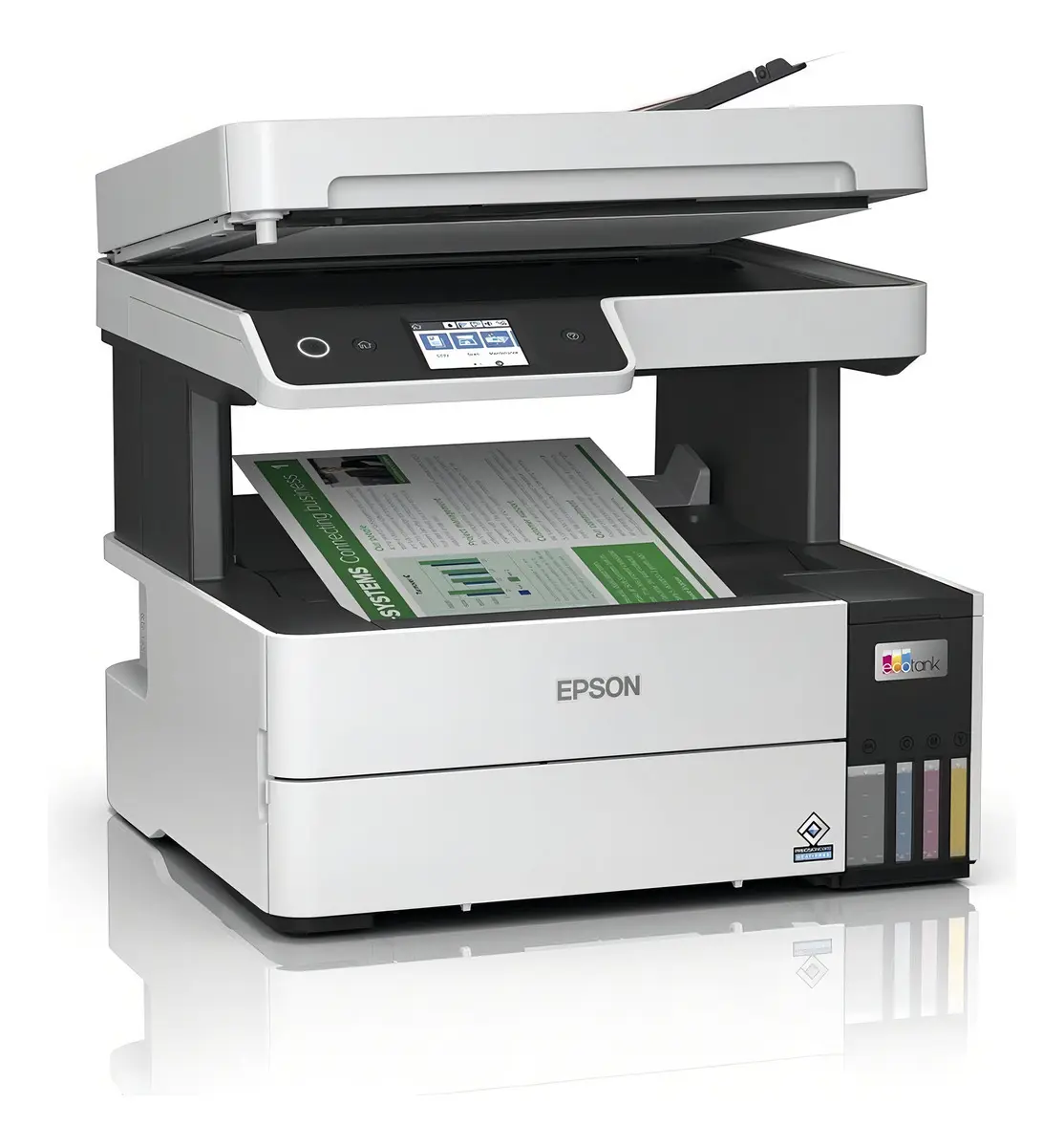 Multifuncional Epson L6490 Ecotank Wifi Com Tanque De Tinta Cor Branco