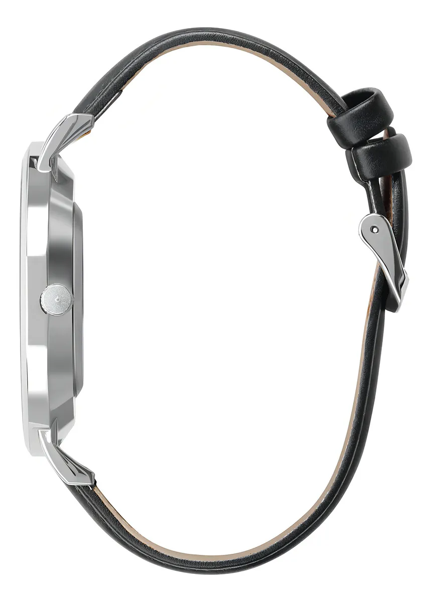 Relógio Saint Germain Murray Black Hill 40mm Cor da correia Preto Cor do bisel Prateado Cor do fundo Preto - Imagem 3