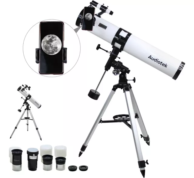 Telescopio para niños y adultos – Telescopio refractor portátil para  astronomía con apertura de 70 mm y longitud focal de 500 mm, montura  altazimutal