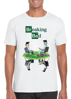 Camiseta rick y morty breaking bad sale