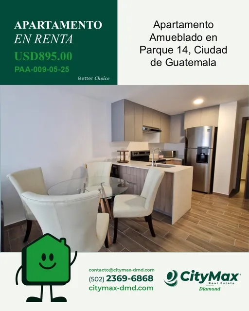 Apartamento Amueblado En Renta En Zona 14 Guatemala