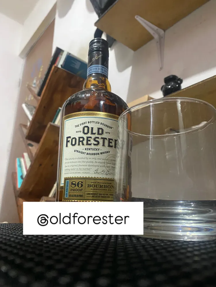 Whisky Old Forester Bourbon Kentucky 43% De Alcohol 750ml