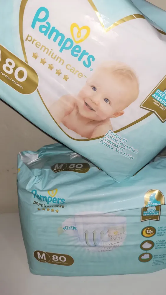 Fralda Descartável Pampers Premium Care RN 20 Unidades