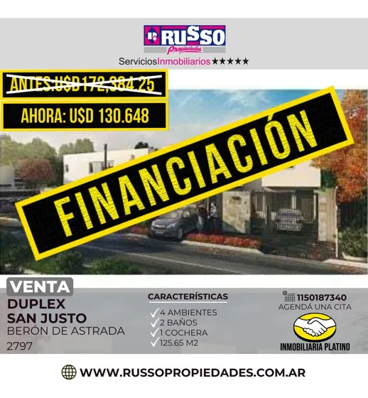 Venta Departamento Duplex 4 Ambientes Ramos Mejia