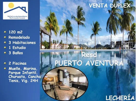 Venta Precioso Y Acogedor Duplex Apartamento En Puerto Aventura