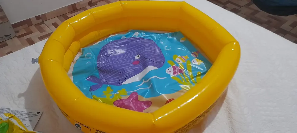 Piscina inflável infantil baleia Piscina inflável infantil baleia