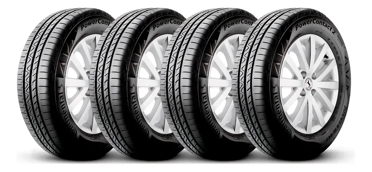 Kit 4 Pneus 185/60R14 PowerContact 2 82H Continental Aro 14