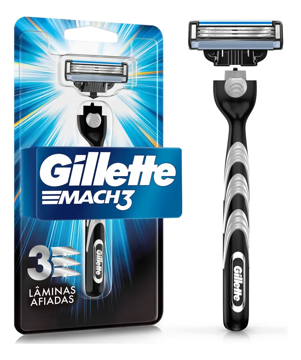 Aparelho de Barbear Gillette Mach3 - 1 Unidade