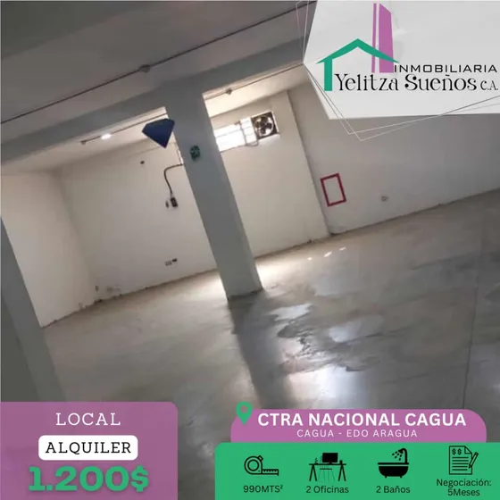 Local En Alquiler Carretera Nacional Cagua La Villa