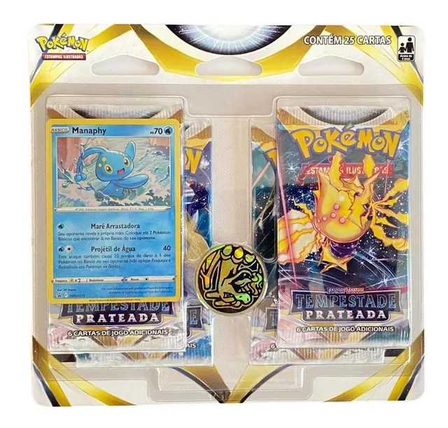 Kit de Cartas Pokémon Blister Quadruplo Tempestade Prateada 4