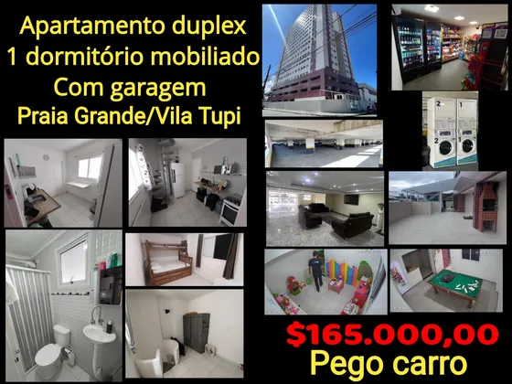 Apartamento Duplex De 1 Dormitório Na Praia Grande 