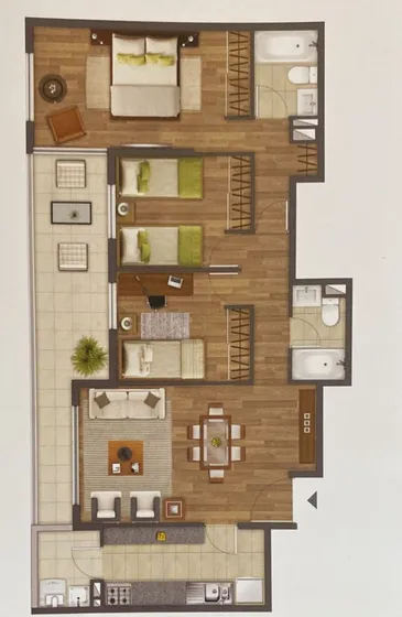 Moderno Y Amplio Departamento 84m2