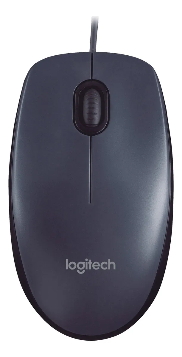 Mouse c/ fio Logitech M90 Preto