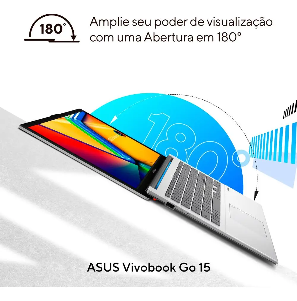 Notebook Asus Vivobook Go 15, Intel Core I3 N305, 8gb Ram, 512gb Ssd, Windows 11 Home, Tela Nanoedge 15,6  Fhd, Cool Silver - E1504ga-nj435w