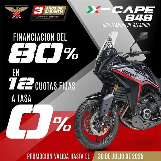 Motos Puerto Madero S. A: X-cape 650 Aleación - Interior- Jp