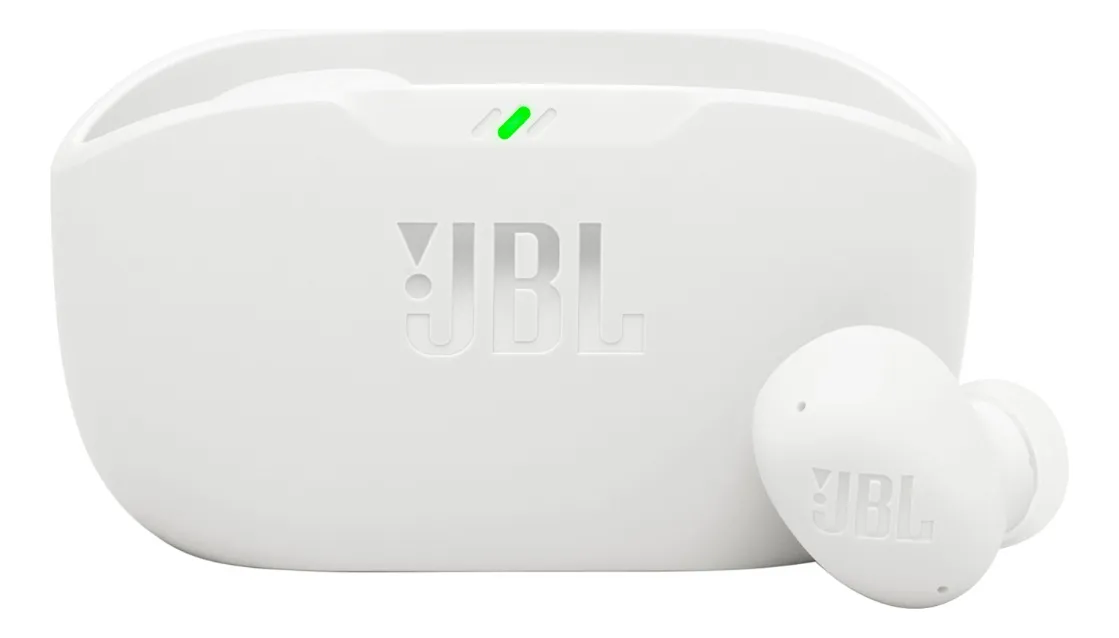 Fone De Ouvido Bluetooth Sem Fio Branco Wave Buds 2 Jbl