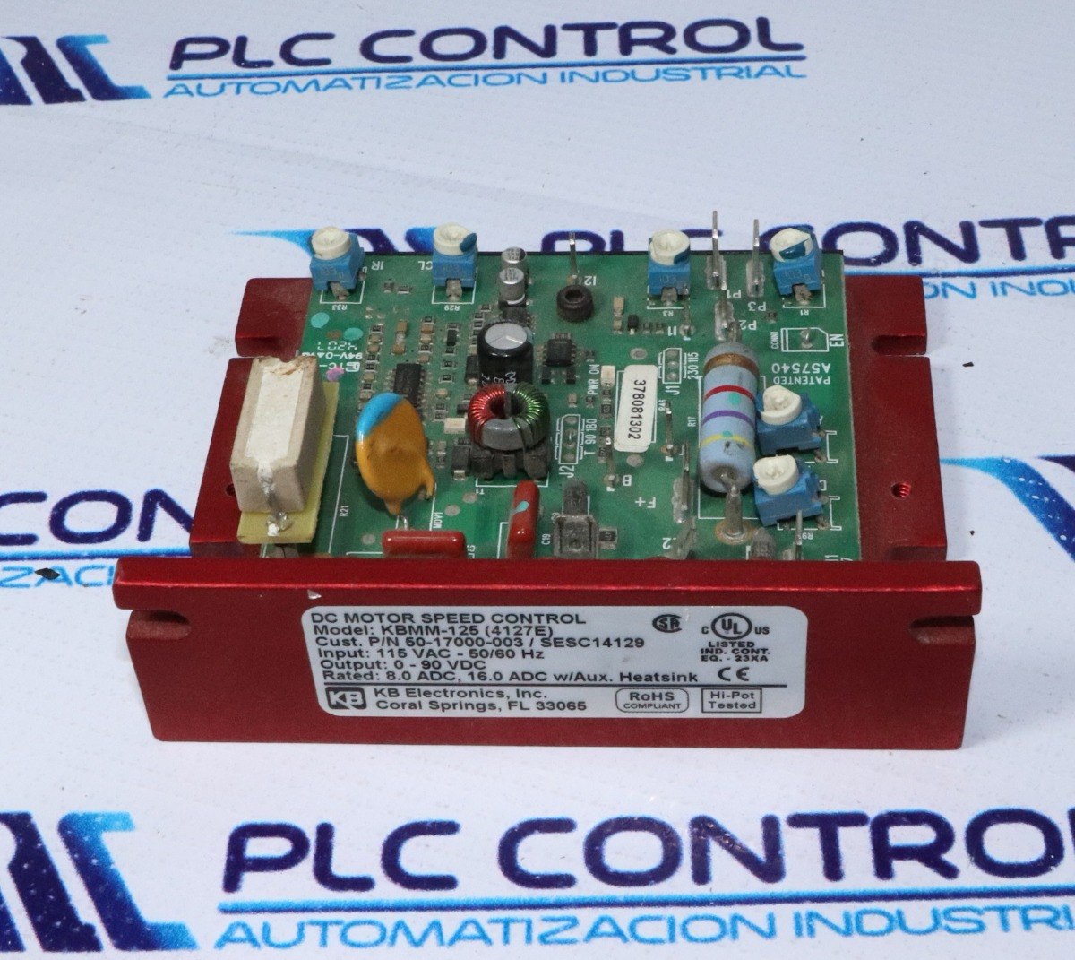 Kb Kbmm125 (4127e) Control De Velocidad Del Motor Dc Mercado Libre