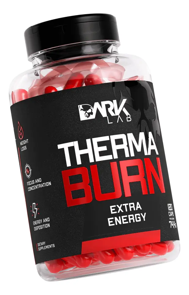 Termogênico Therma Burn 210mg De Cafeína 120 Caps Dark Lab Sabor Sem sabor