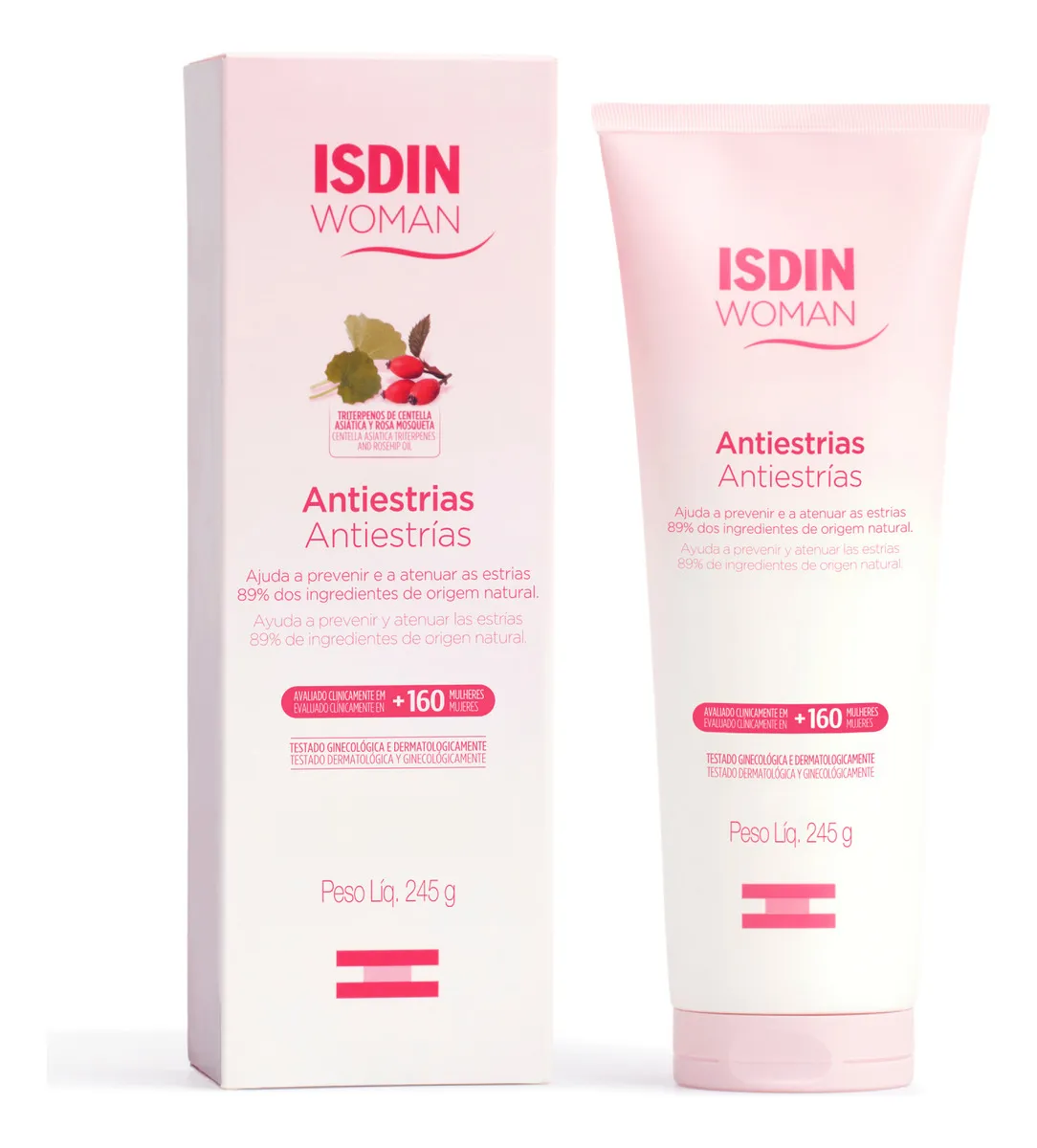 ISDIN Creme Corporal Woman Antiestrias Apto para Grávidas - 245g