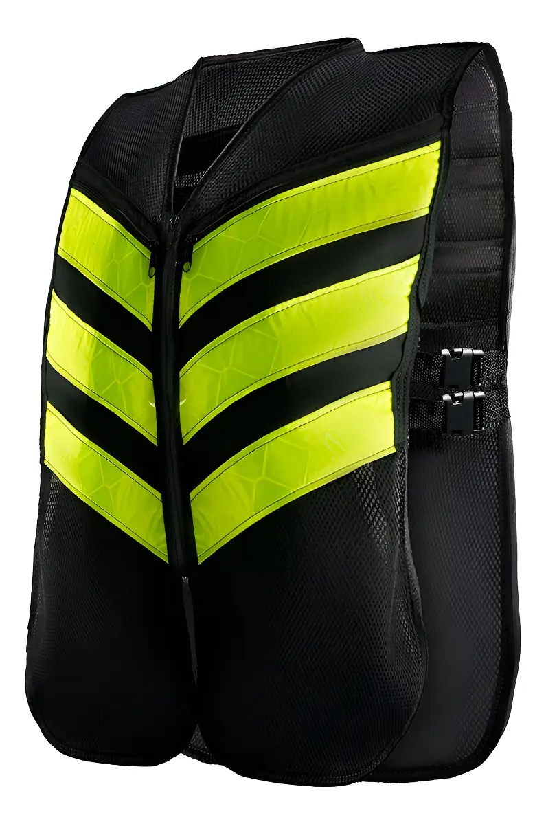 Colete Motoboy Moto Frete Mototáxi Refletivo Com Bolso